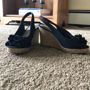 Black and cork American Eagle wedges